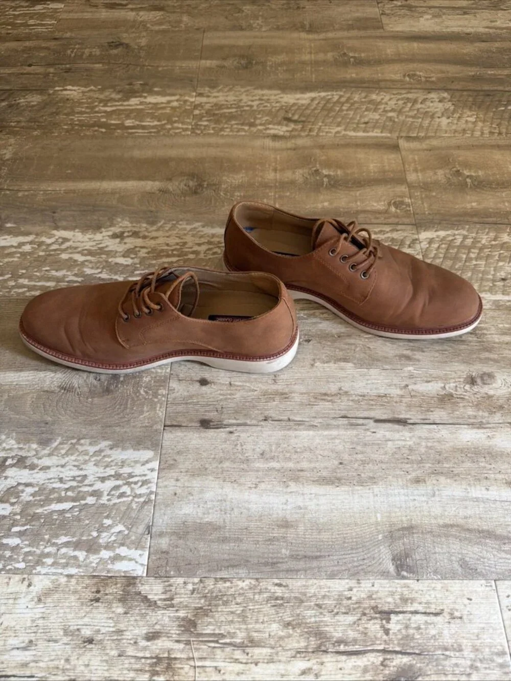 ROCAWEAR Donald Brown Faux Leather Round Toe Lace Up Oxfords Men’s 10